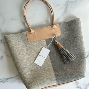NWT Aiko Merino Wool Felt Tote (Graf Lantz)